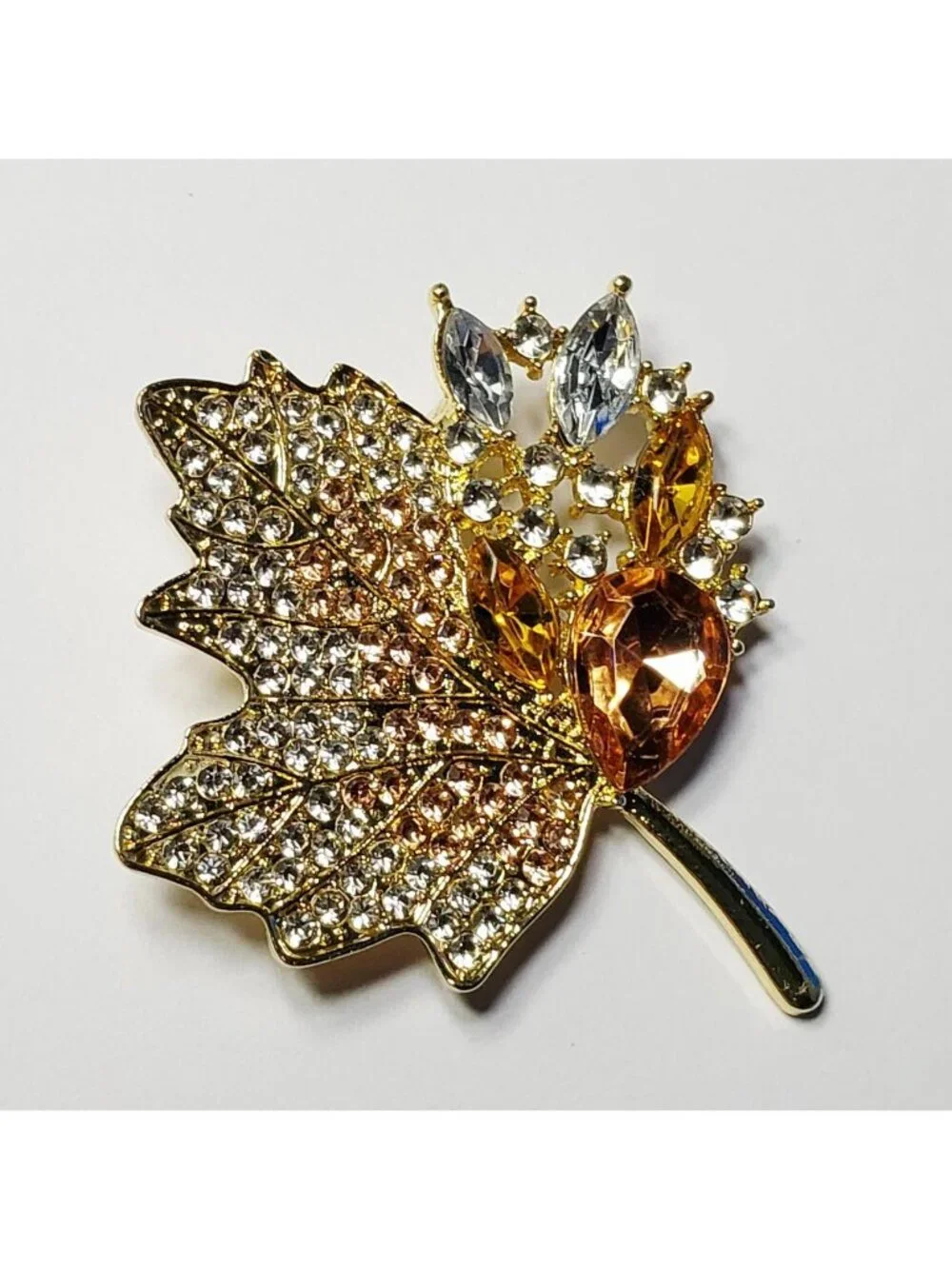 Set Of 9 Gold Tone brooches lot bundle brand new